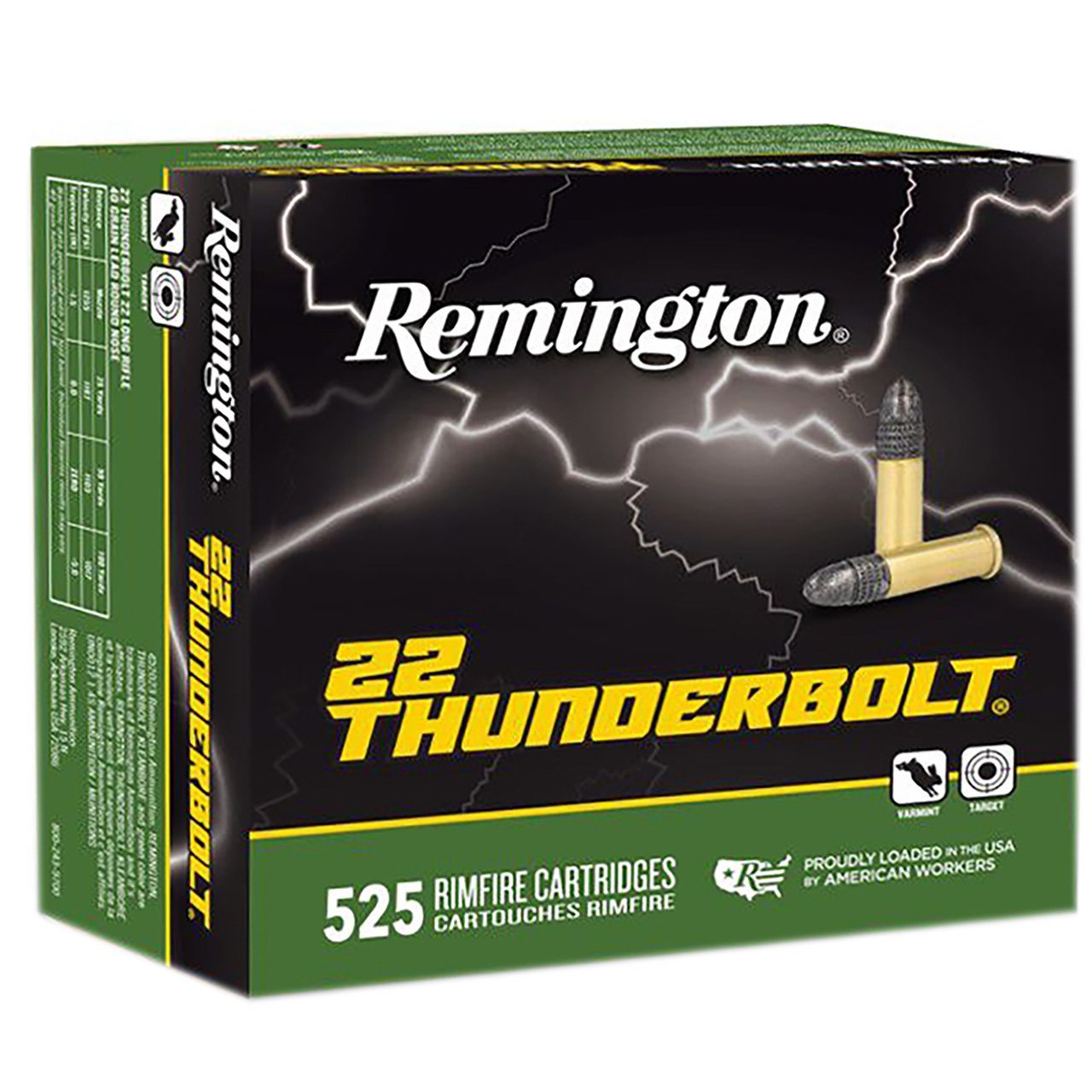 Náboje 22 LR REMINGTON Thunderbolt HV