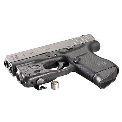 Streamlight TLR-6 na GLOCK 42/43, 100 lm, červený laser, černé tělo