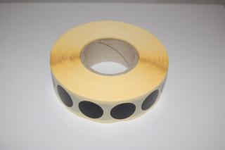 Zálepky černé 19mm.