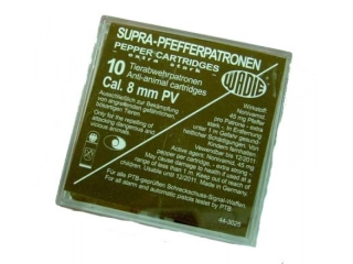 Plynové náboje PV-S 8mm pistole Supra Pepper