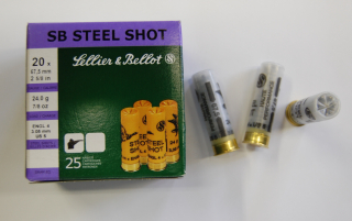 Náboje SB 20/67.5 STEEL 24g. ocelový brok 3,05mm