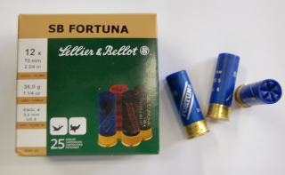 Náboje SB 12/70 FORTUNA 36g. brok 3,0mm