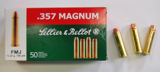Náboje SB 357Mag.FMJ 10,25g.