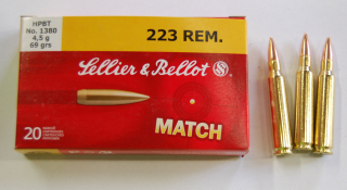 Náboje SB 223Rem.HPBT 3,36g.
