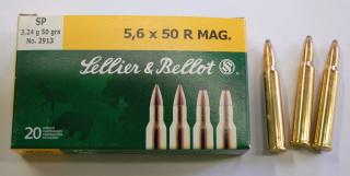 Náboje SB 5,6x50 R Mag.SP 3,24g.