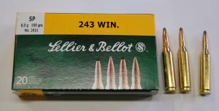 Náboje SB 243Win. SP 6,5g.