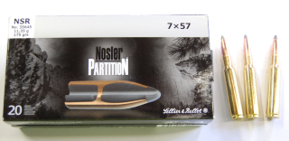 Náboje SB  7x57 NSR 11,35g. NOSLER