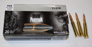 Náboje SB 7x57 R NSR 11,35g.NOSLER
