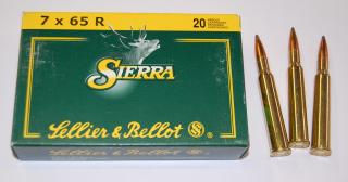 Náboje SB 7x65 R Sierra 11,35g.