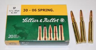 Náboje SB 30-06 SP 11.7g.