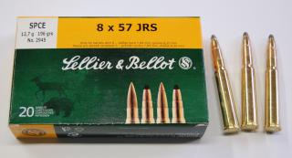 Náboje SB 8x57 JRS-SPCE 12,7g.