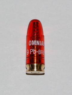 Náboj cvičný plast cal.9 Luger
