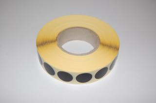 Zálepky černé průměr 16mm.