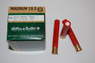 Náboje SB 410/76 MAGNUM brok č.3,5mm