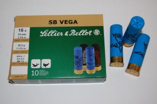 Náboje SB 16/70 VEGA brok 2,4 mm.