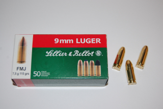 Náboje SB 9 mm Luger FMJ
