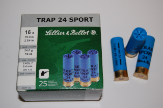 Náboje SB 16/70 TRAP brok 2,4mm