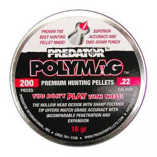 PREDATOR Polymag Plastic Tip Pellets 16,0 grain, ráže 5,5mm (.22) - 200 ks