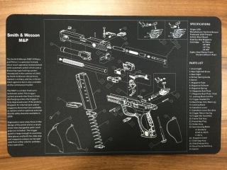 Podložka Smith & Wesson M&P černá