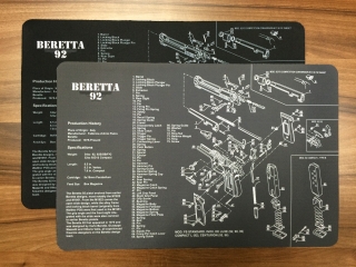 Podložka BERETTA 92 šedá