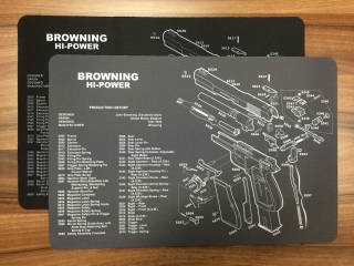 Podložka BROWNING HI-POWER šedá
