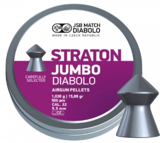 JSB JUMBO STRATON - ráže 5,5mm (.22) 500ks