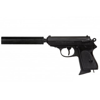 Německá pistole WALTHER PPK s tlumičem