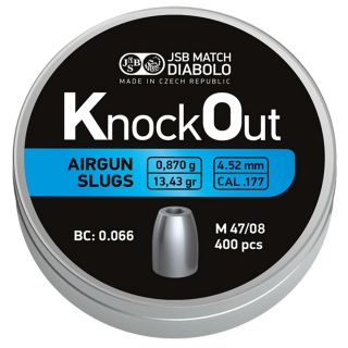 JSB KnockOut Slugs .177 400ks cal.4,52mm