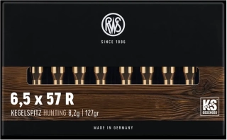 Náboje RWS 6,5x57R KS, 8,2g