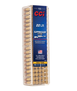 22 LR CCI Suppressor MAX Segmented Hollow Point
